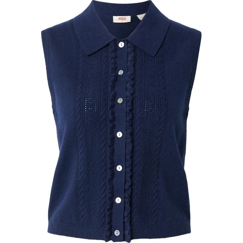 LEVIS Pletená vesta námornícka modrá 66985774