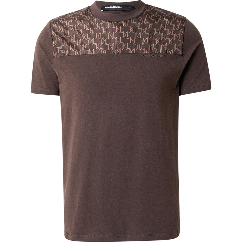 Karl Lagerfeld Tričko hnedá / tmavohnedá 66985818