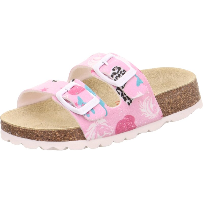 SUPERFIT Otvorená obuv azúrová / ružová / ružová / biela 66985841