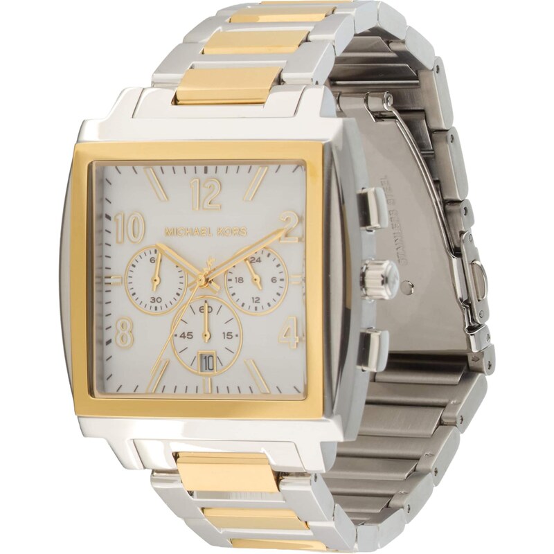 Michael Kors Analógové hodinky RHYS zlatá / strieborná 66985908