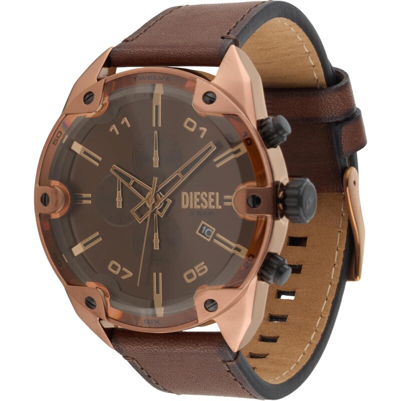 DIESEL Analógové hodinky hnedá / bronzová 66985920