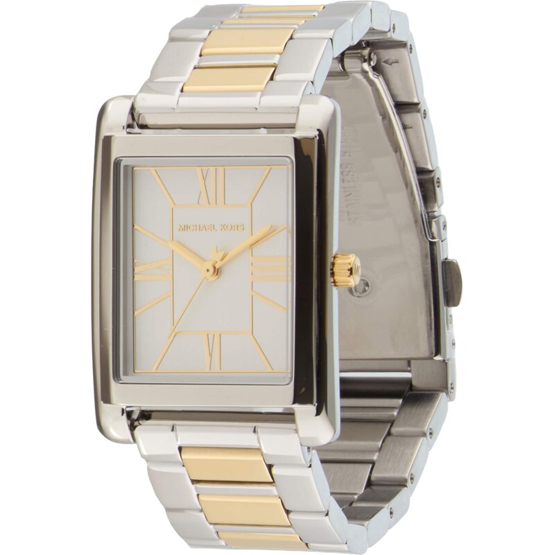 MICHAEL Michael Kors Analógové hodinky ESSEX zlatá / strieborná 66985925