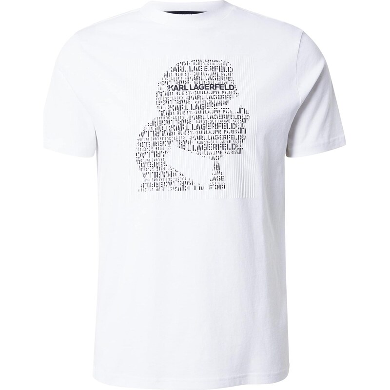 Karl Lagerfeld Tričko čierna / biela 66985944