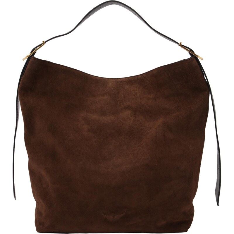 Zadig & Voltaire Kabelka na rameno JANE čokoládová / čierna 66985939