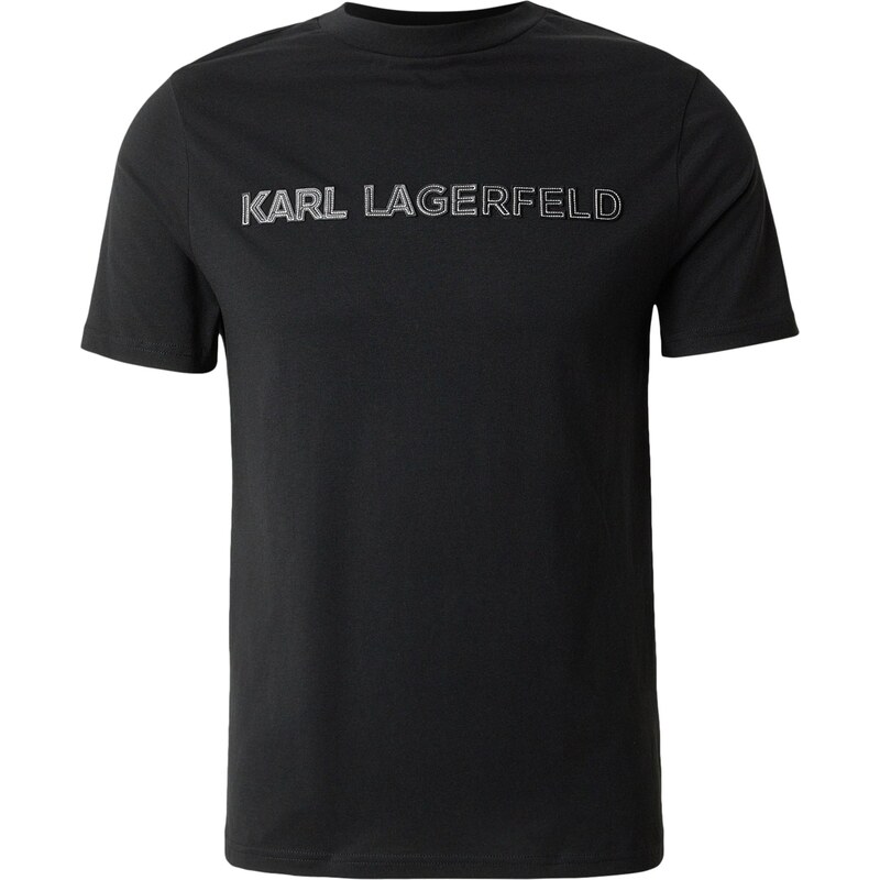 Karl Lagerfeld Tričko čierna / biela 66985957