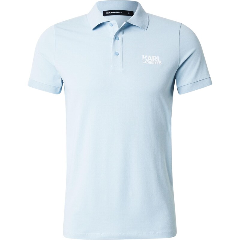 Karl Lagerfeld Tričko pastelovo modrá / biela 66985951