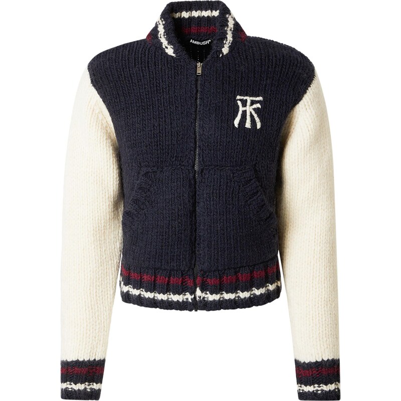 AMBUSH Kardigán COWICHAN svetlobéžová / námornícka modrá / 66985979