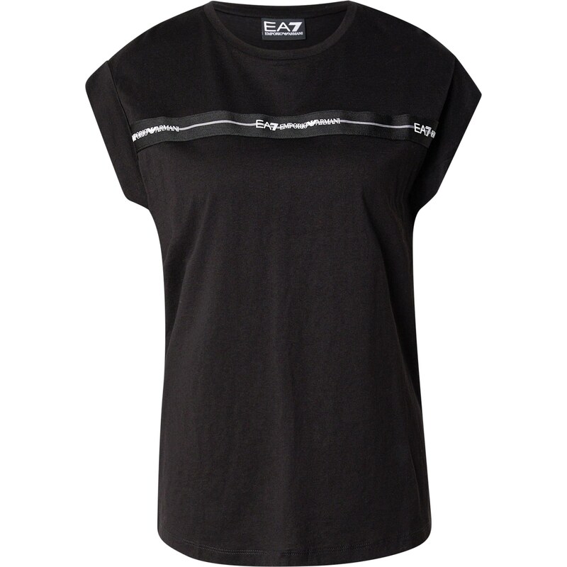 EA7 Emporio Armani Tričko čierna / biela 66986017