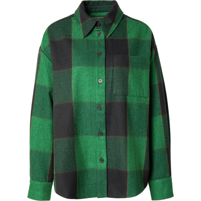 Essentiel Antwerp Blúzka Joy svetlohnedá / sivá melírovaná / čierna 66986008