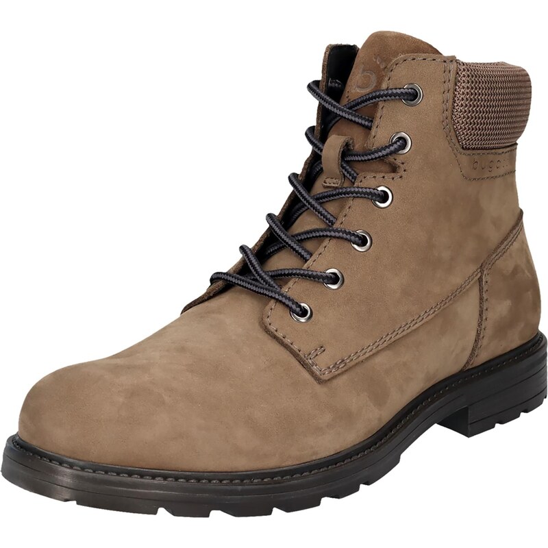 bugatti Šnurovacie čižmy tmavošedá 66985999