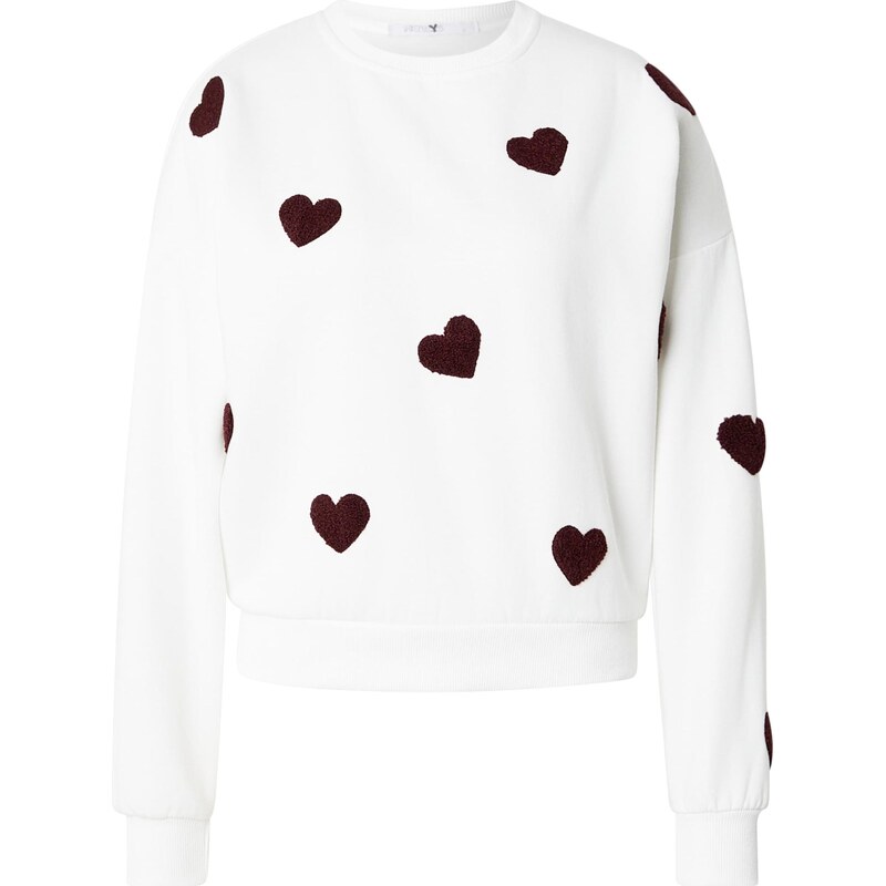 Hailys Mikina bordová / šedobiela 66986016