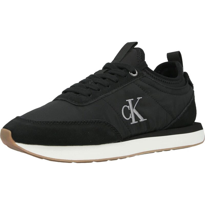Calvin Klein Jeans Nízke tenisky RETRO RUNNER čierna / strieborná 66986028
