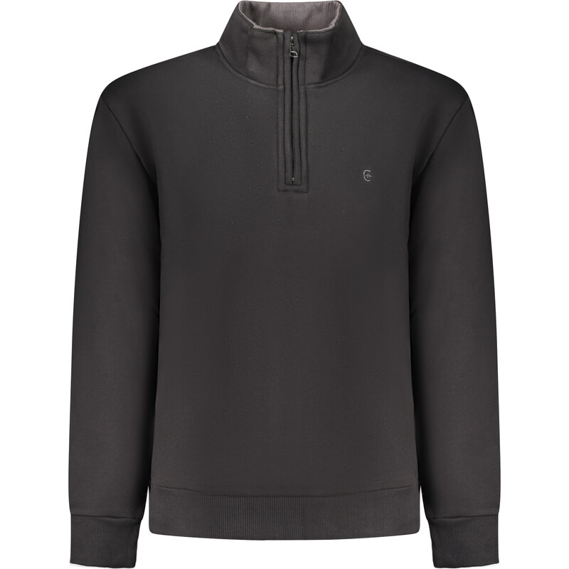 Pánska čierna mikina na zips COVERI MOVING 66995768