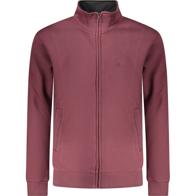 COVERI MOVING Pánska červená mikina na zips 66995787