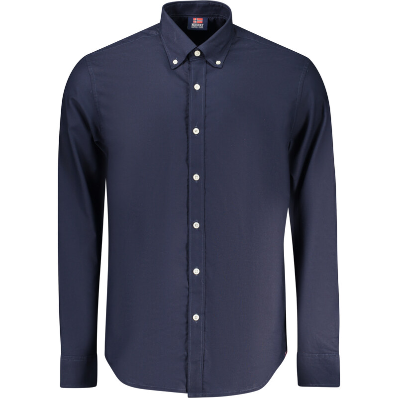 Elegatná Pánska Košeľa s dlhým rukávom NORWAY 1963 Modrá 67041011