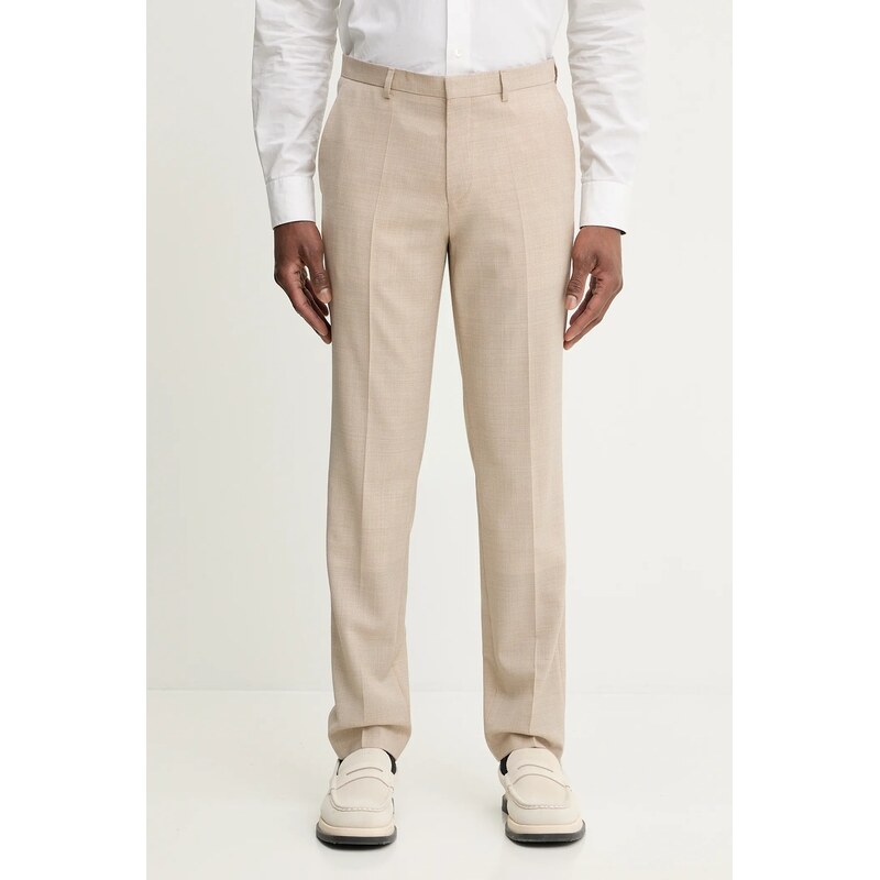 Vlnené nohavice HUGO Hesten253X 66998086