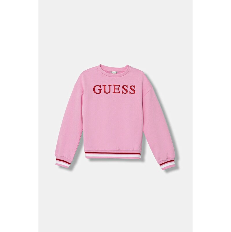 Detská bavlnená mikina Guess 66990486