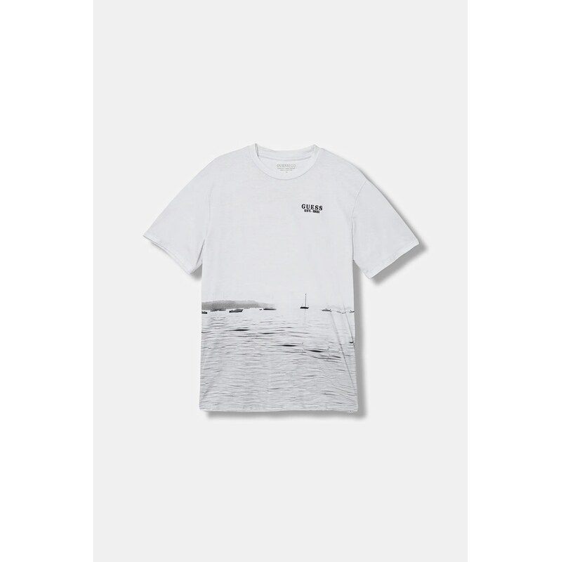 Detské bavlnené tričko Guess 66990432