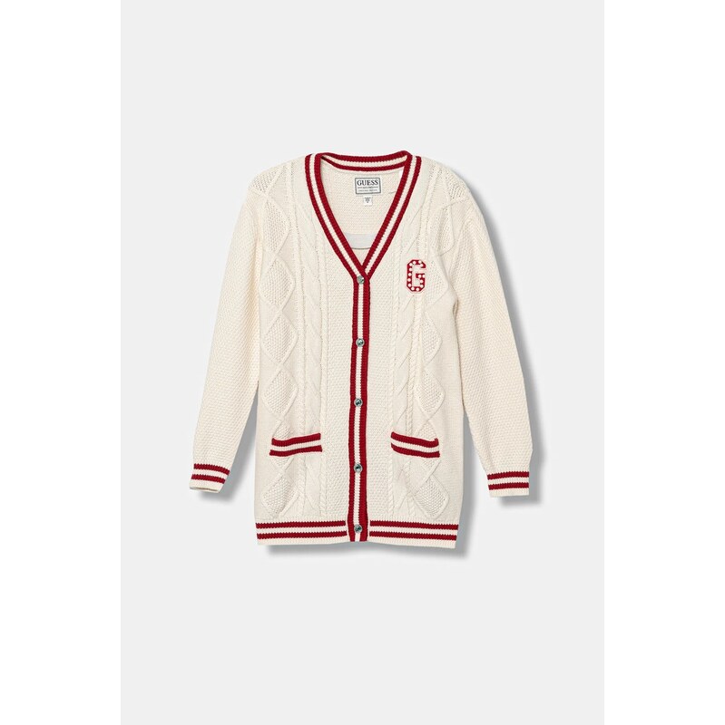 Detský kardigan s prímesou vlny Guess 66990635