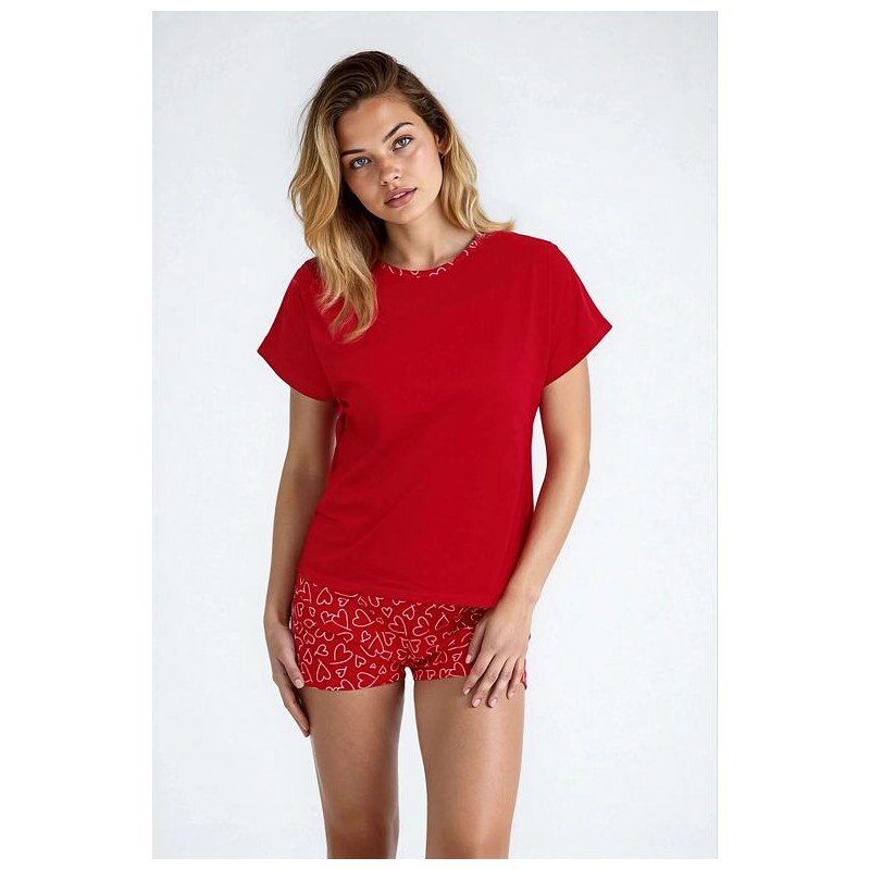 Nelly Dámske pyžamo Lada 2 červené 21933321