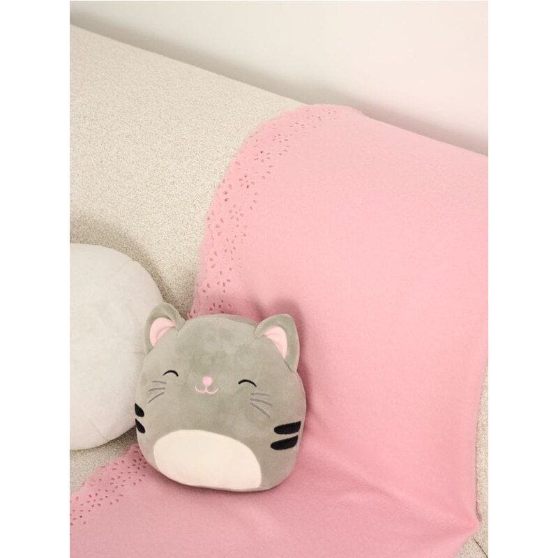 Sinsay - Deka s ažúrovým okrajom - pastelová ružová 66997849