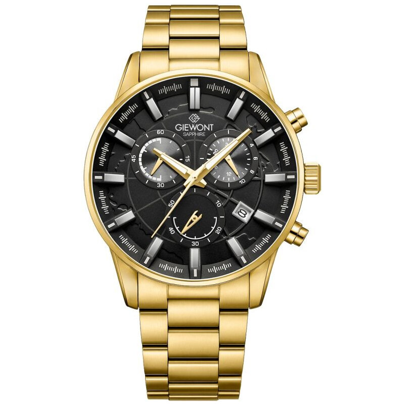 Giewont Chronograph Sapphire Gold Black GW4580-B4 66993135