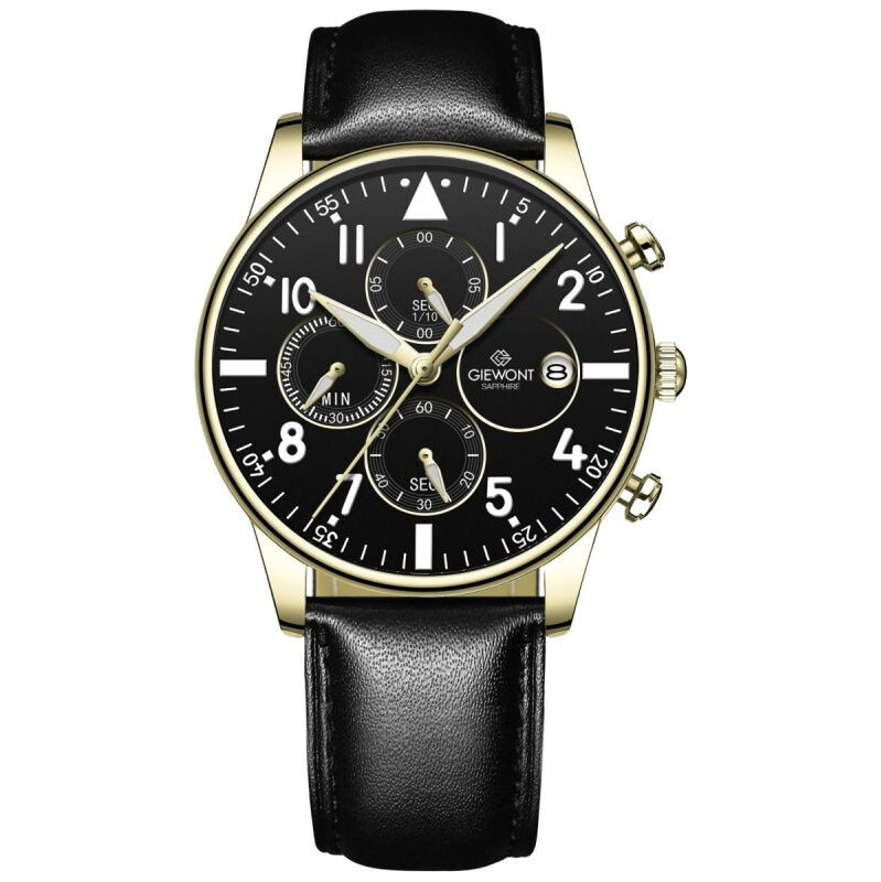 Giewont Chronograph Sapphire Black and Gold GW5630-A4 66993140