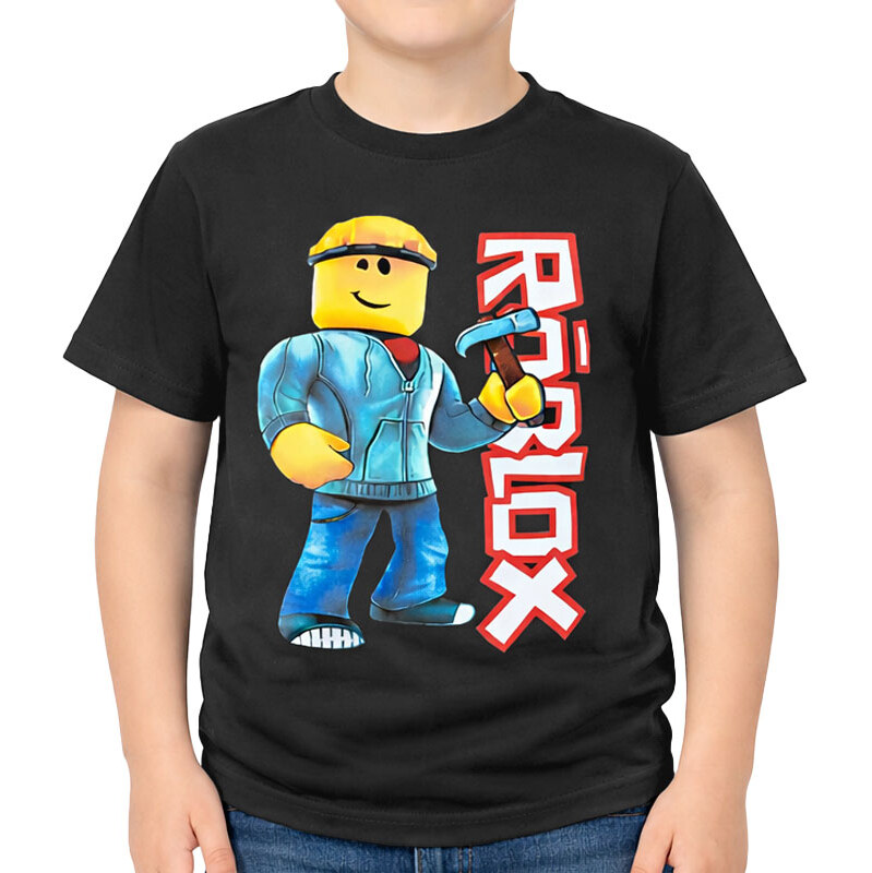 Tričko detské Roblox čierne 66991458