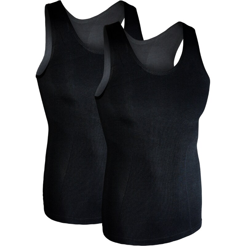 LORANE 2 Pack Sťahovacie tielko pánske Farba: Čierna, Veľkosť: S 66992184