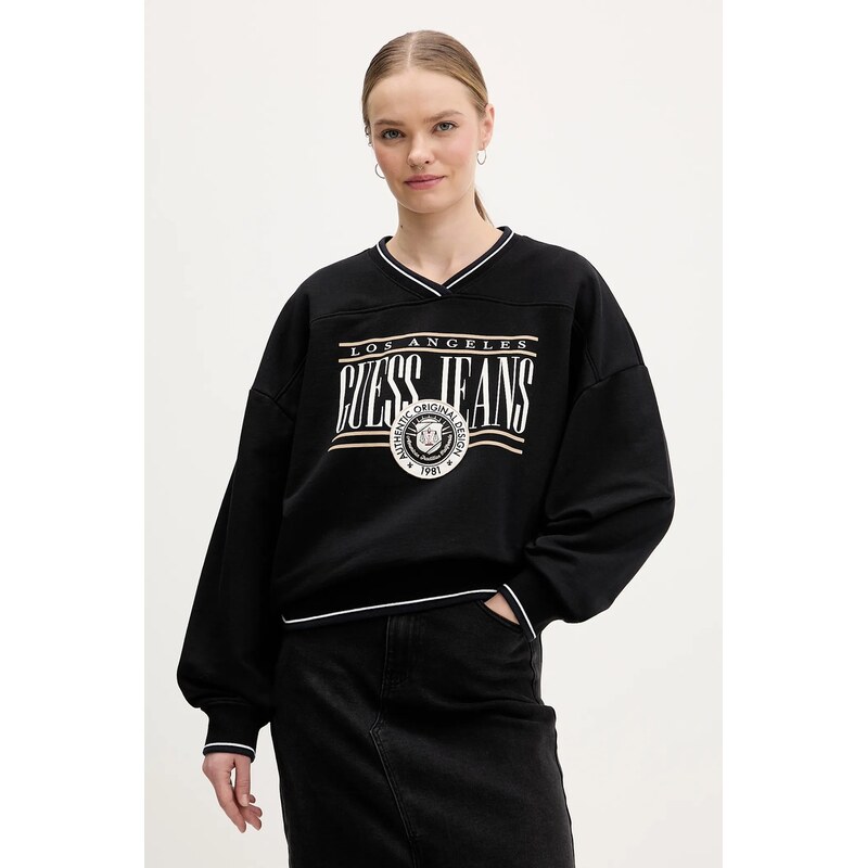 Bavlnená mikina Guess Jeans 66998037