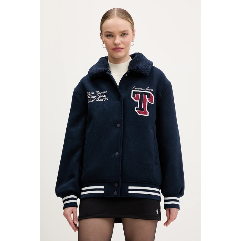 Bunda s prímesou vlny Tommy Jeans 66998076