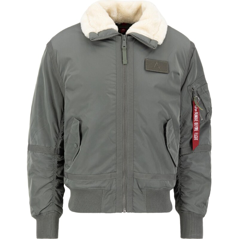 ALPHA INDUSTRIES Zimná bunda B15-3 TT tmavozelená / vaječná škrupina 60966657