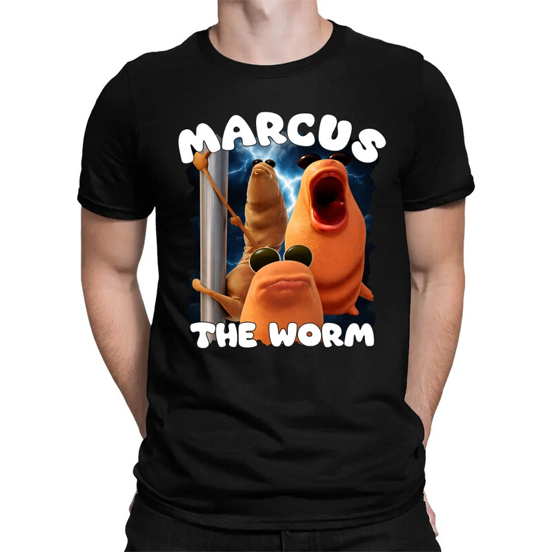 E-shop Garibald Marcus the worm - pánske tričko s potlačou