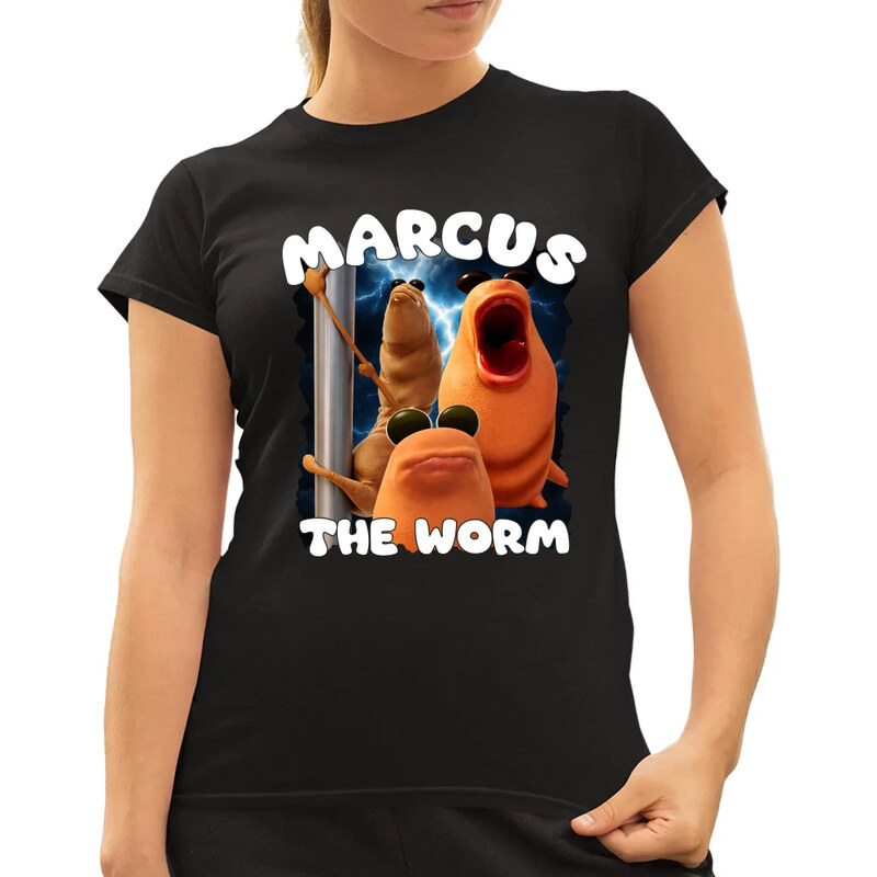 E-shop Garibald Marcus the worm - dámske tričko s potlačou