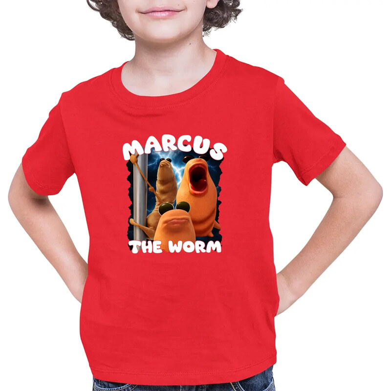 E-shop Garibald Marcus the worm - detské tričko s potlačou