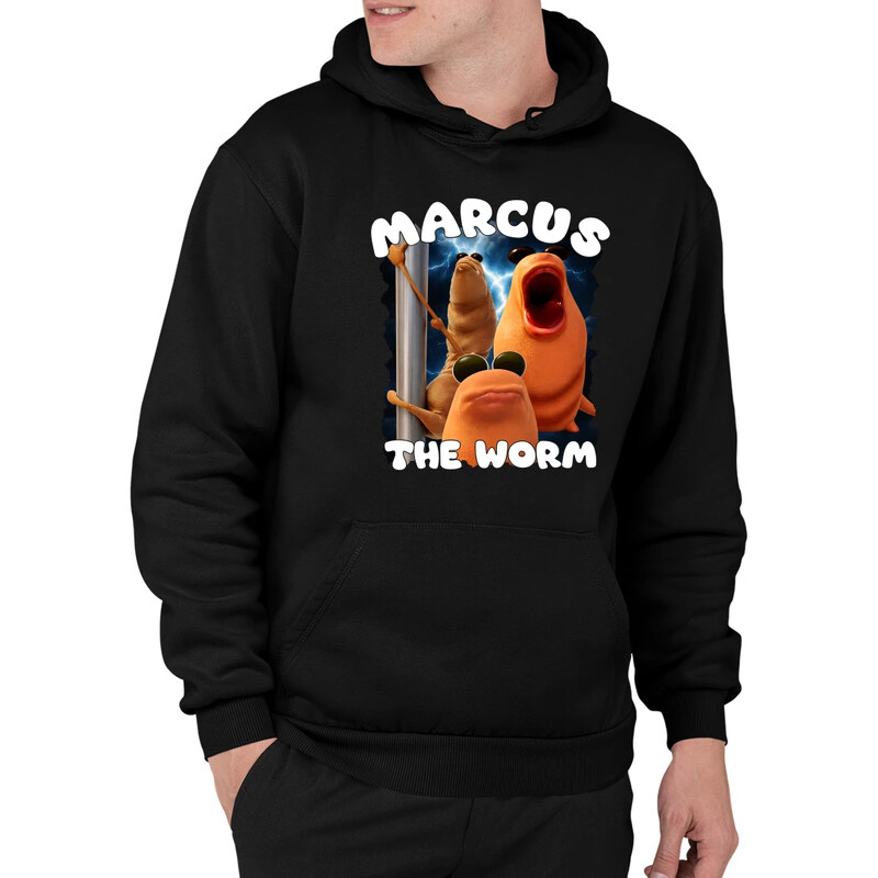 E-shop Garibald Marcus the worm - pánska mikina s potlačou