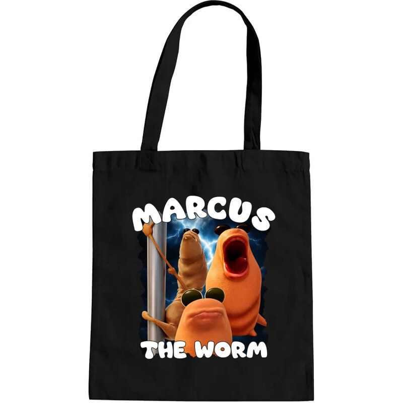 E-shop Garibald Marcus the worm - taška s potlačou