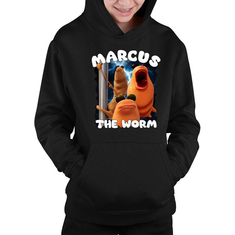 E-shop Garibald Marcus the worm - detská mikina s kapucňou