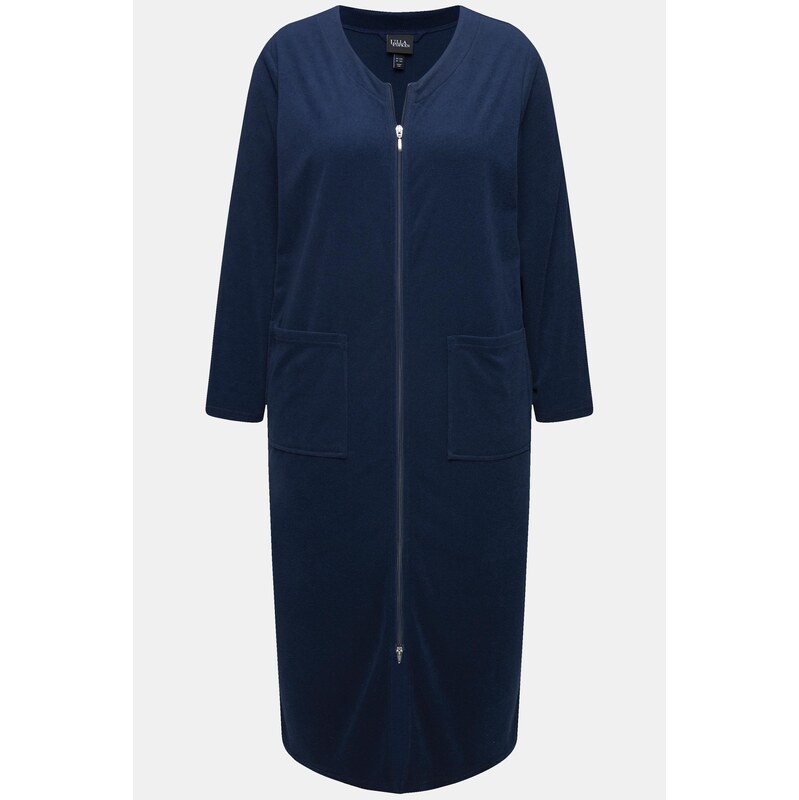 Ulla Popken Dlhý župan tmavomodrá 66999892