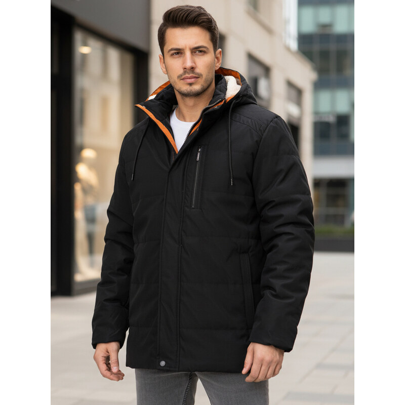 DStreet Pánska zimná bunda s kapucňou 66995707