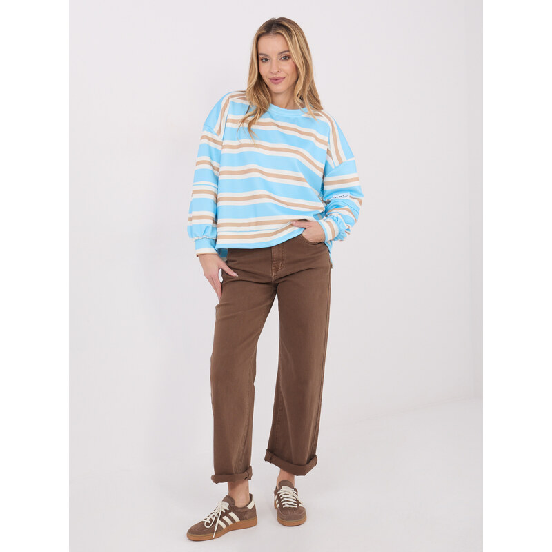 Italy Moda Dámska pruhovaná mikina 66995818