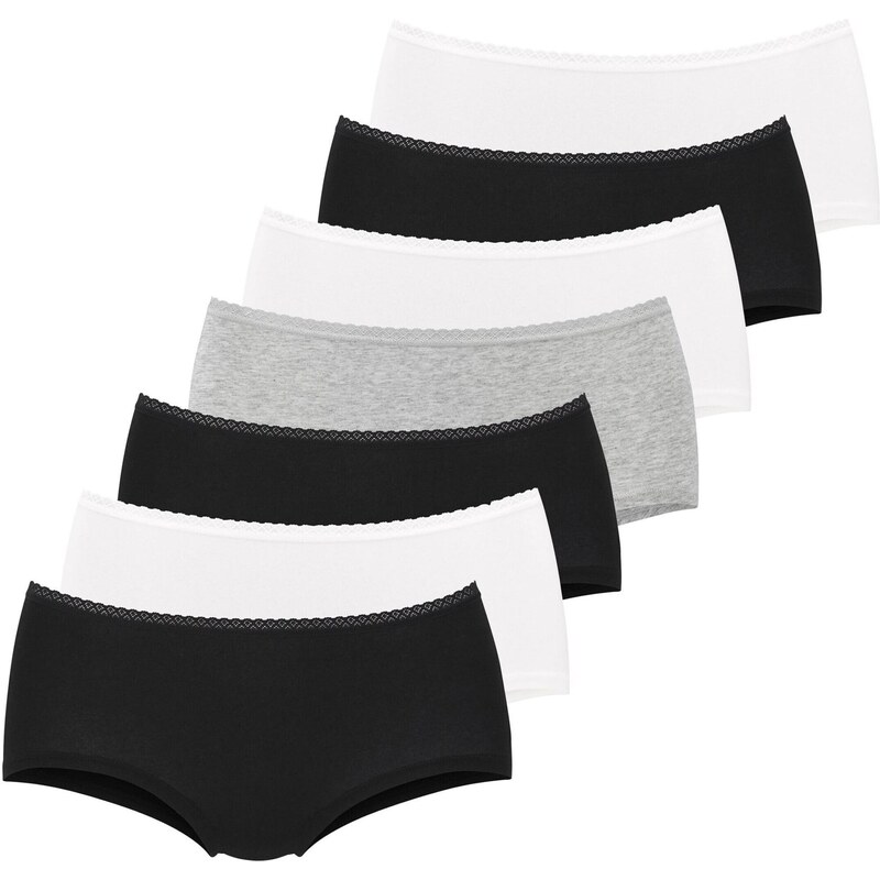 VIVANCE Nohavičky sivá melírovaná / čierna / biela 66999903