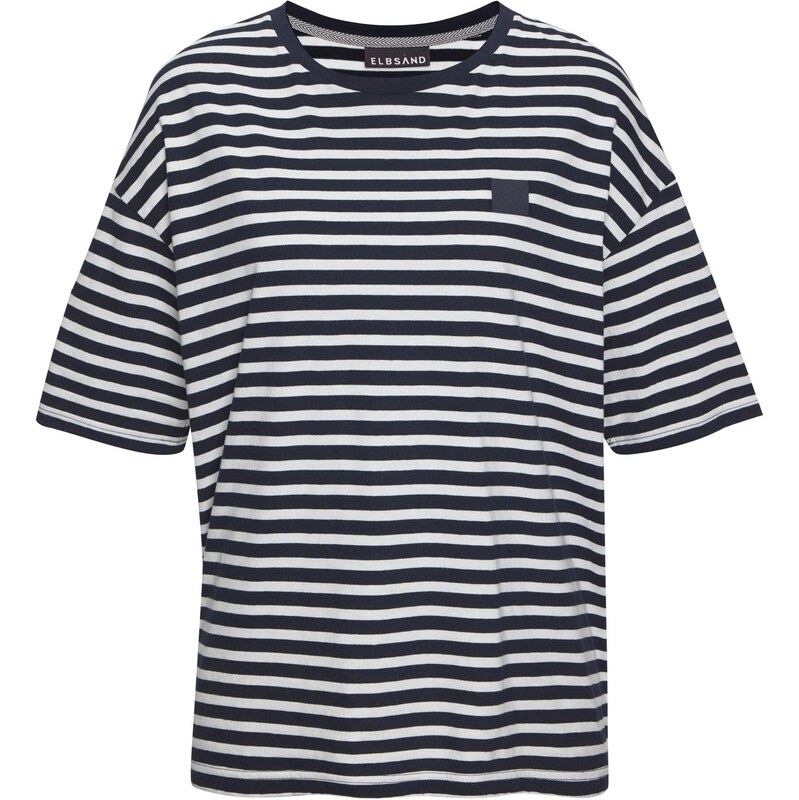 Elbsand Tričko námornícka modrá / biela 66999925