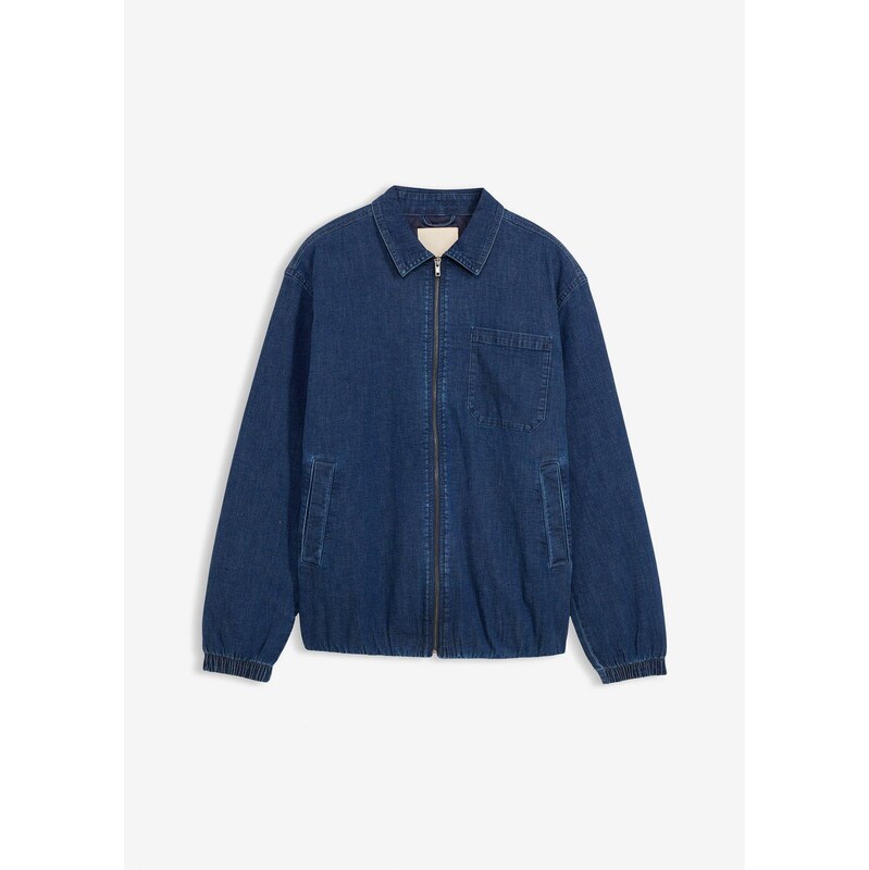 bonprix Džínsová bunda, Regular Fit, farba modrá 66995478