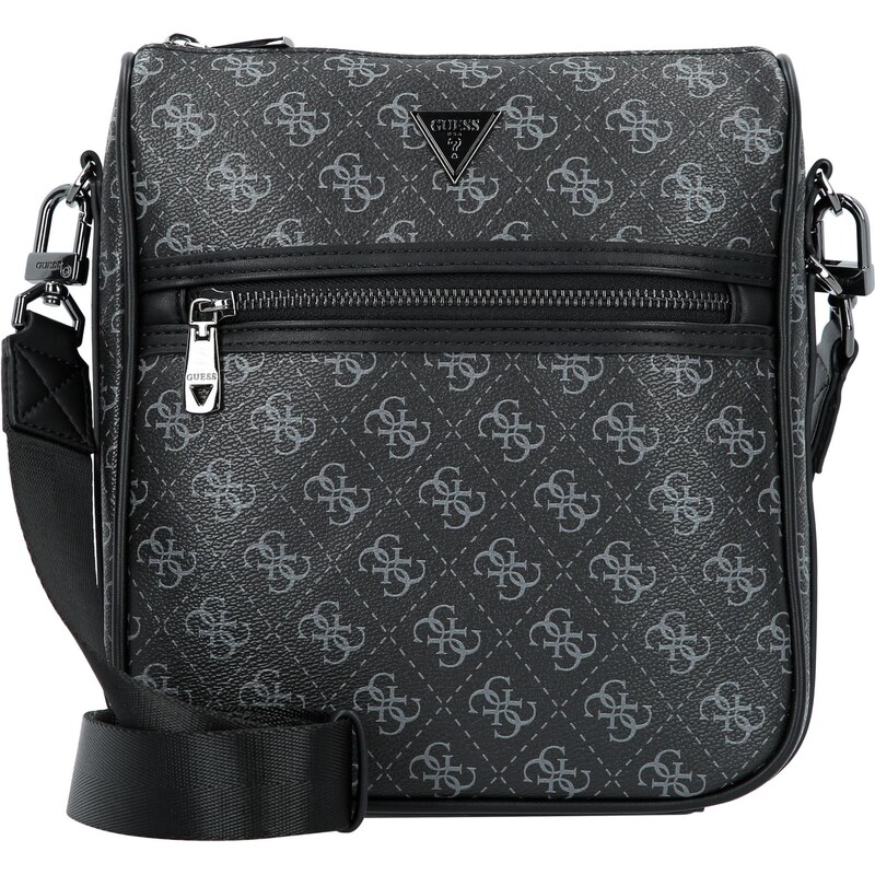 GUESS Taška cez rameno Milano sivá / čierna 66999997