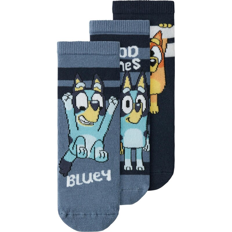 NAME IT Ponožky NMMJUSTIN námornícka modrá / opálová / kráľovská modrá 67000084