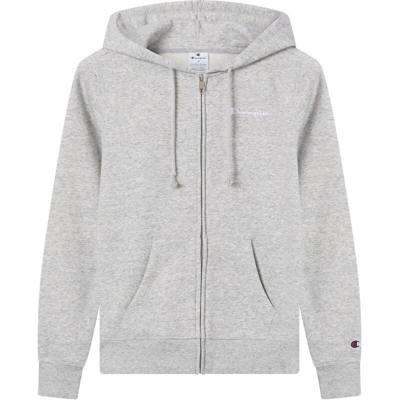 Champion Authentic Athletic Apparel Tepláková bunda svetlosivá / biela 67000151