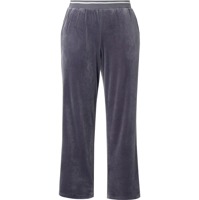 Ulla Popken Pyžamové nohavice tmavosivá 67000164