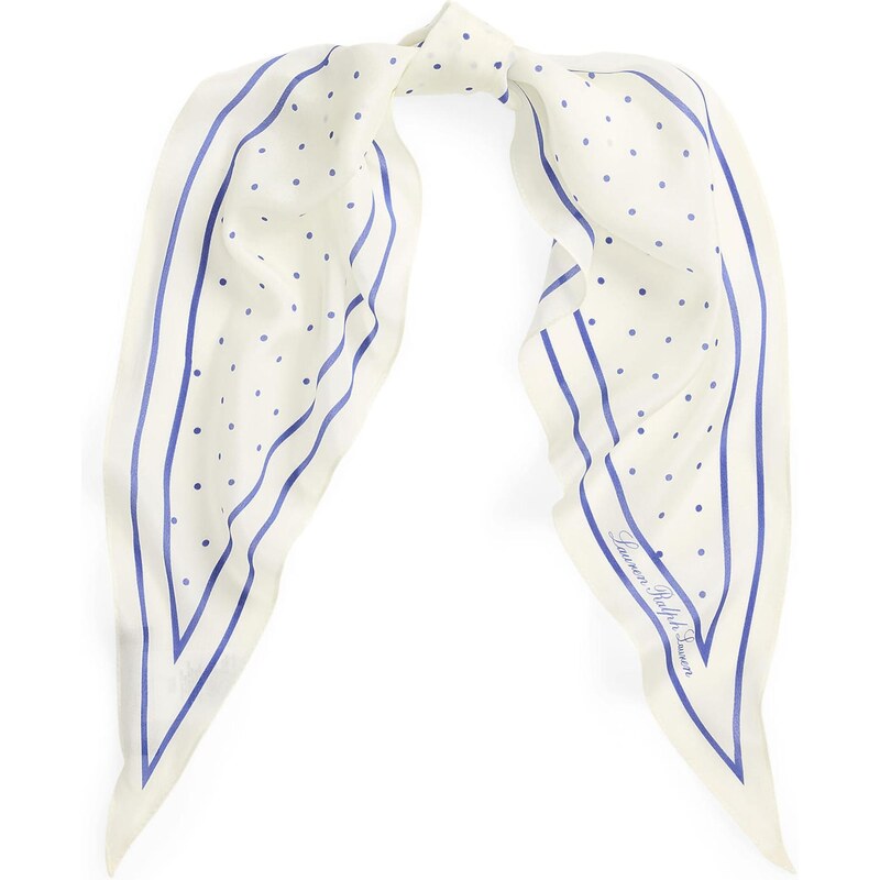 Lauren Ralph Lauren Šatka enciánová / biela 67000178