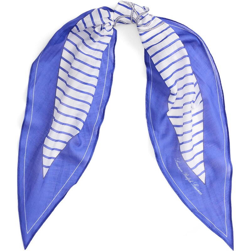 Lauren Ralph Lauren Šatka námornícka modrá / biela 67000179